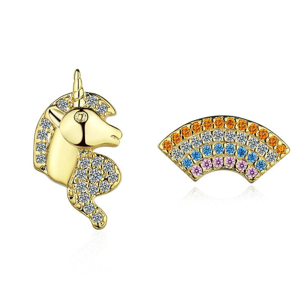Rainbow Unicorn Earrings